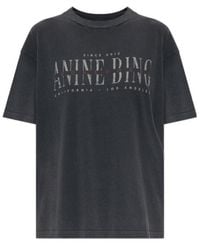 Anine Bing - Crew-Neck Short-Sleeve T-Shirt - Lyst