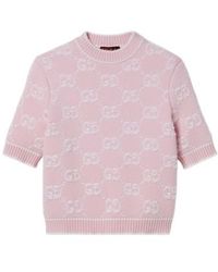 Gucci - Jacquard Knit T-Shirt - Lyst