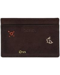 Paul Smith - Embroidered Card Holder Wallet - Lyst