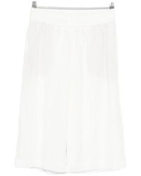 Brunello Cucinelli - Elasticated-Waist Knee-Length Shorts - Lyst