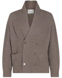Lisa Yang - Ribbed Double-Breasted Cardigan - Lyst