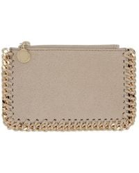 Stella McCartney - Chain-Trim Zip Wallet - Lyst