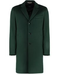 BOSS - Boss Single Breasted Slim-Fit Coat - Lyst
