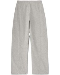 Ganni - Logo Embroidered Sweatpants - Lyst