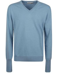 Ballantyne - Plain Stitch Sweater - Lyst