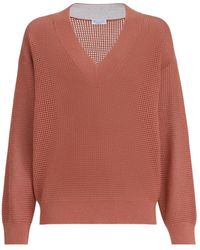 Brunello Cucinelli - V-Neck Sweater - Lyst