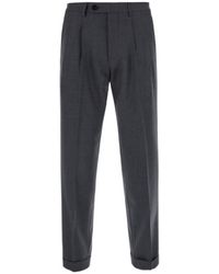 Michael Coal - Casual Trousers With Belt Loops - Lyst