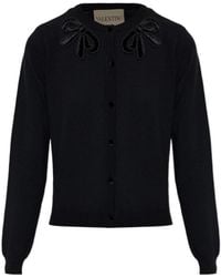Valentino - Long-Sleeve Cardigan - Lyst