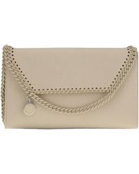 Stella McCartney - Falabella Lettered Logo Mini Shoulder Bag - Lyst