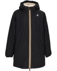 K-Way - Le Vrai 4.0 Hooded Logo-Patch Jacket - Lyst