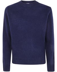 Aspesi - Rugged Wool Pullover Sweater - Lyst