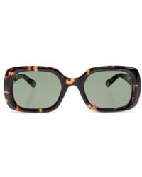Chloé - Chloé Eyewear Rectangular Frame Sunglasses - Lyst