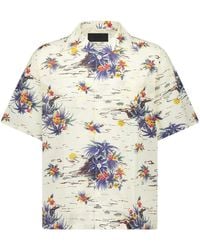 Prada - Graphic Printed Short-Sleeved Shirt - Lyst