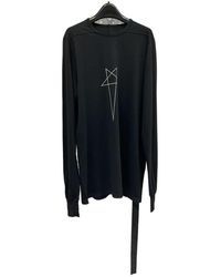 Rick Owens - Pentagram Logo-Print Cotton T-Shirt - Lyst