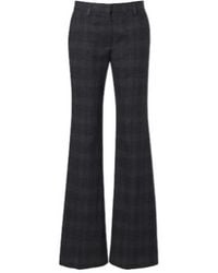 Magda Butrym - Plaid Wool Wide-Leg Pants - Lyst