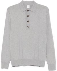 Eleventy - Long-Sleeve Polo Shirt - Lyst