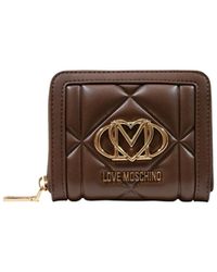 Moschino - Zip-Around Wallet - Lyst