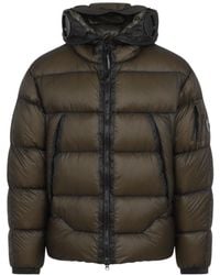 C.P. Company - Hooded Quilted Down Jacket - Lyst