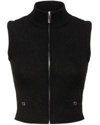 Alessandra Rich - Knit Vest - Lyst