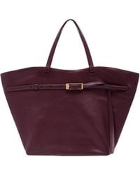Anine Bing - Elly Tote Small-Grained Leather - Lyst