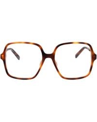 Gucci - Eyewear Square Frame Glasses - Lyst