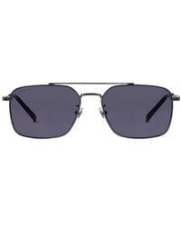 Gucci - Eyewear Specialized Fit Rectangular Sunglasses - Lyst