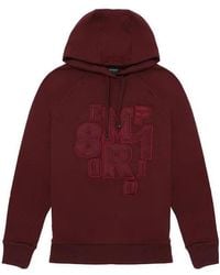 Emporio Armani - Embroidered Sweater With Logo - Lyst