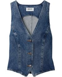 Agolde - Heller Denim Vest - Lyst