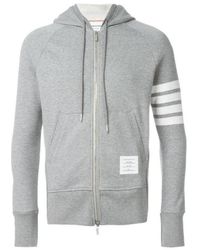 Thom Browne - Zippered Hooded Casual Jacket - Lyst