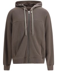 Rick Owens - Long-Sleeved Hooded Sweatshirt - Lyst