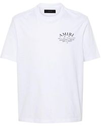 Amiri - Logo Printed Crewneck T-Shirt - Lyst