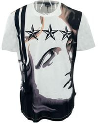 Just Cavalli - Star Printed Round Collar T-Shirt - Lyst