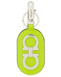 Ferragamo - Gancini Pattern Key Chain - Lyst
