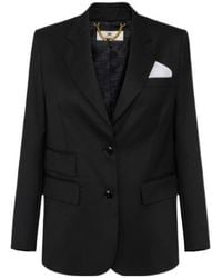 Elisabetta Franchi - Pocket Square Single-Breasted Jacket - Lyst