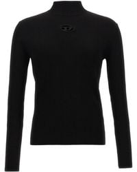 DIESEL - K-Zackary Mock-Neck Oval D Jumper - Lyst