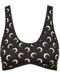 Marine Serre - Moon Printed Scoop Neck Top - Lyst
