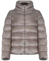 Herno - Quilted High-Neck Down Jacket - Lyst