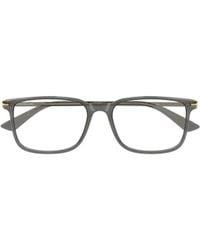 Montblanc - Eyewear Rectangular Frame Glasses - Lyst