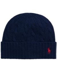 Ralph Lauren - Polo Classic Logo Embroidered Beanie - Lyst