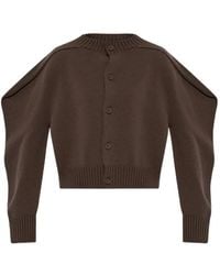 Issey Miyake - Button-Up Knitted Cardigan - Lyst