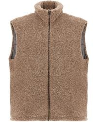 Herno - Zip-Up Fleece Vest - Lyst