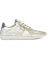 Maison Margiela - Round-Toe Lace-Up Sneakers - Lyst