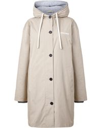 Miu Miu - Midlength Hooded Parka Coat - Lyst