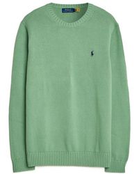 Polo Ralph Lauren - Logo Embroidered Crewneck Jumper - Lyst