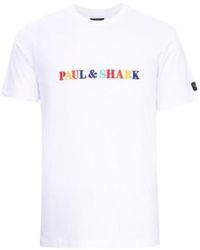 Paul & Shark - Logo Details T-Shirt - Lyst