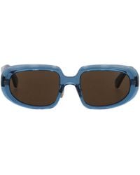 Loewe - Mini Anagram Steps Rectangular Sunglasses - Lyst
