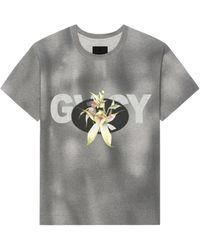 Givenchy - Faded Effect Crewneck T-Shirt - Lyst