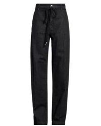 Sportmax - Denim Tapered Trousers - Lyst