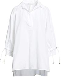 Max Mara - Solid-Color Long-Sleeve Shirt - Lyst