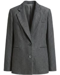 Peserico - Textured Single-Breasted Blazer - Lyst